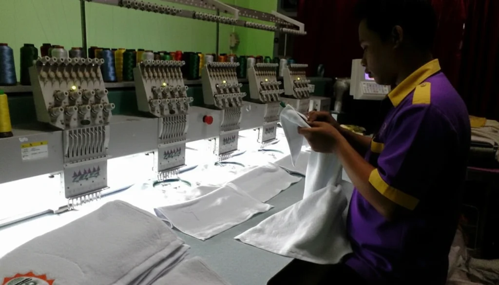 bordir seragam kerja